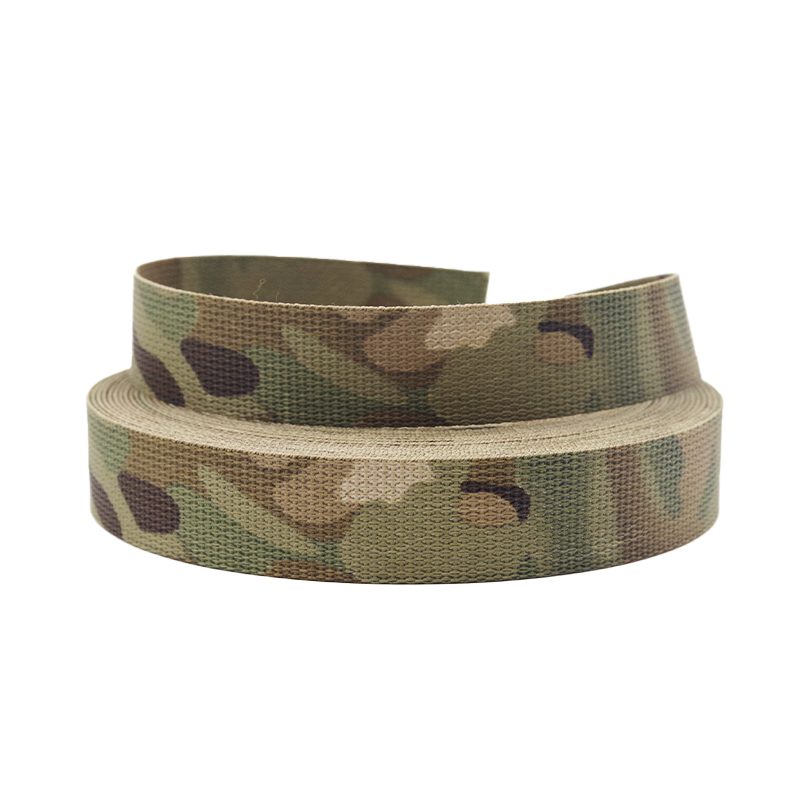 Grey polyester high-strength camouflage webbing