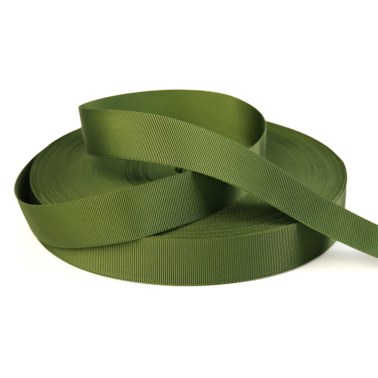 Ranger Green Nylon 66 Solid Color Webbing