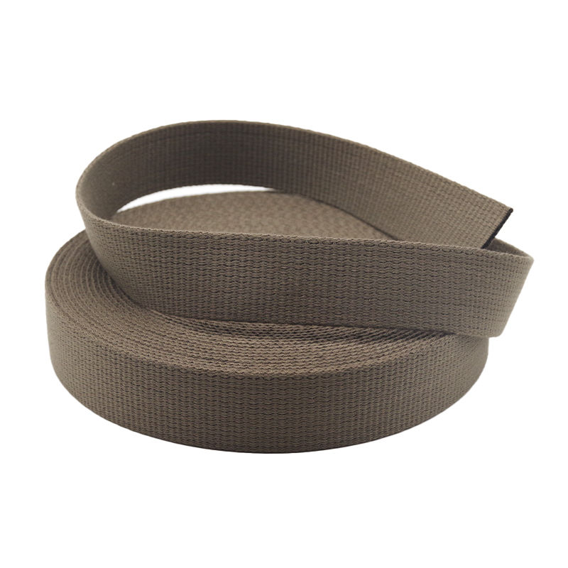 Khaki Cotton Webbing