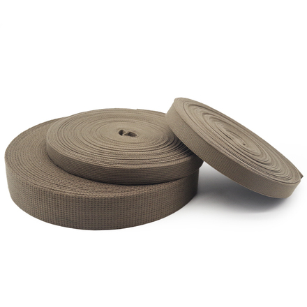 Khaki Cotton Webbing