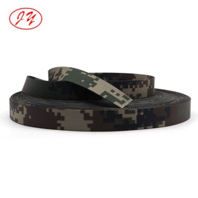 Mil-Spec Woodland Camouflage Polyester Military Webbing