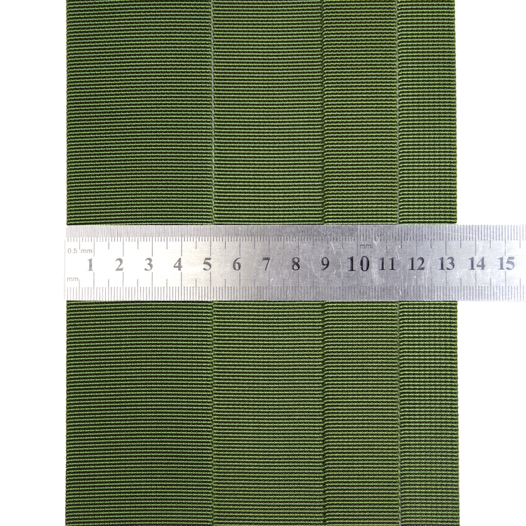 Ranger Green Nylon 66 Solid Color Webbing