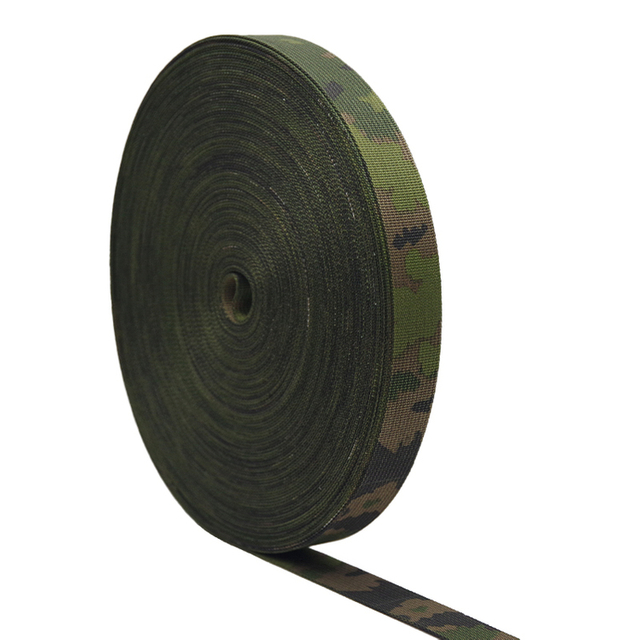 Polyester Screen-Printed Camouflage Webbing