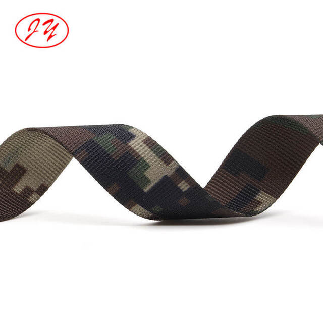 Mil-Spec Woodland Camouflage Polyester Military Webbing