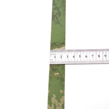 Army green polyester high-strength camouflage webbing