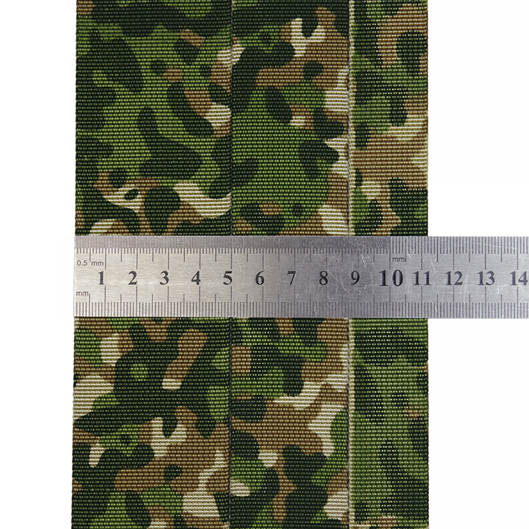 Nylon 66 Fine Pit Dutch Camouflage Webbing