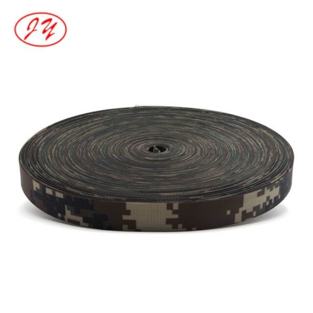 Mil-Spec Woodland Camouflage Polyester Military Webbing