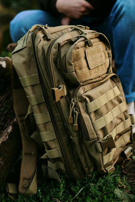 Tactical backpack webbing