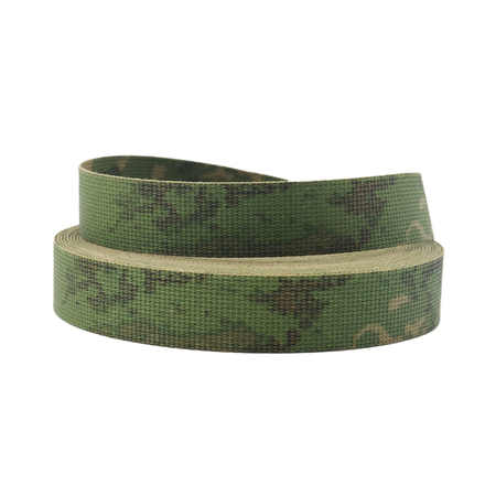 Army green polyester high-strength camouflage webbing