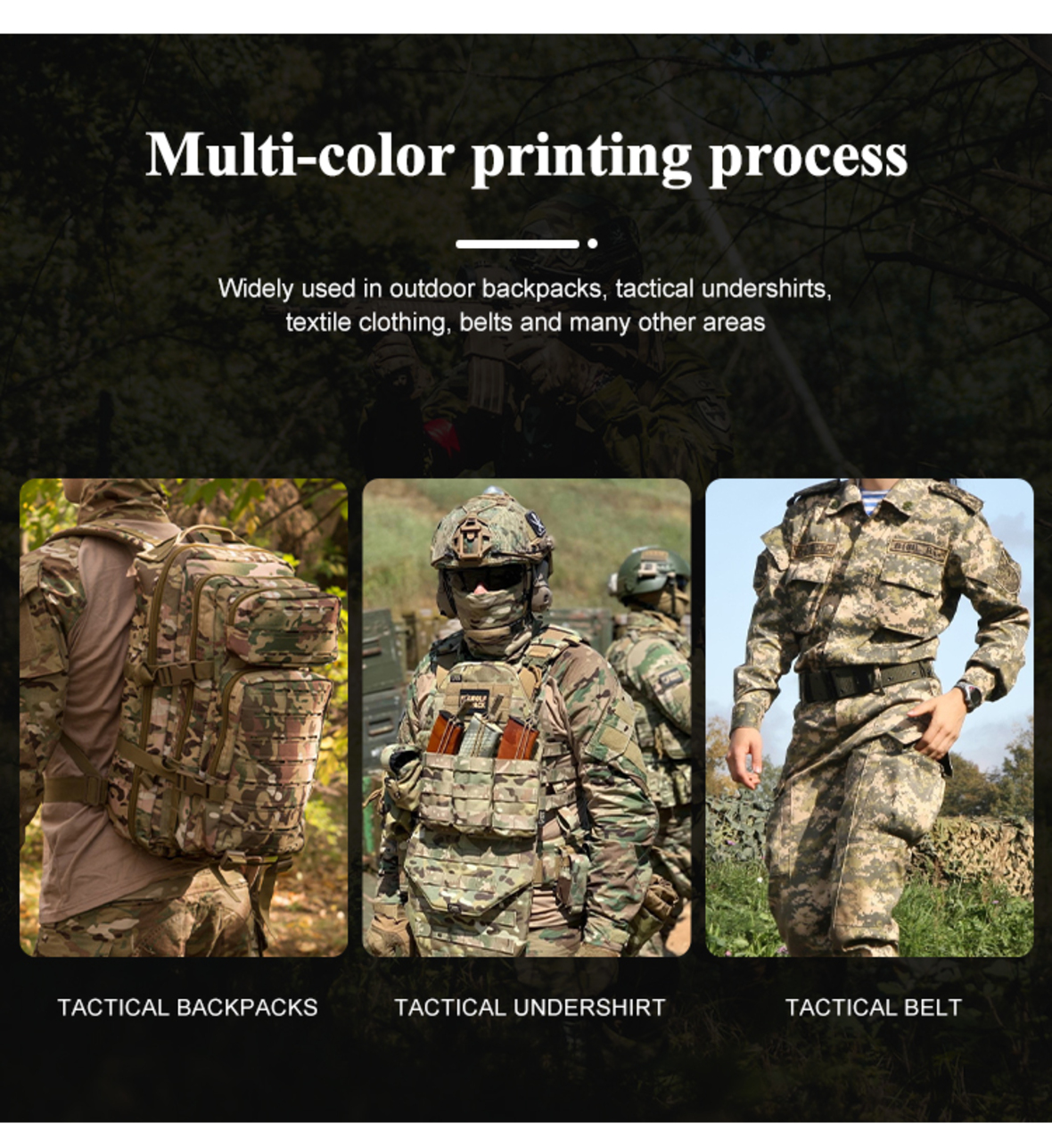 Military Anti-infrared Nylon Webbing