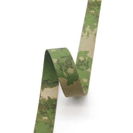 Army green polyester high-strength camouflage webbing