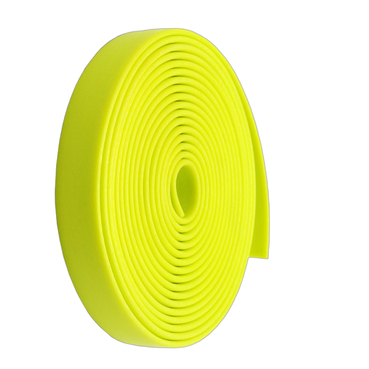 Pure yellow PVC coated webbing