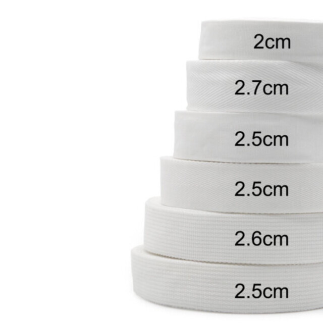 White Nylon Matt Webbing