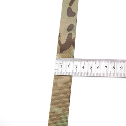 Grey polyester high-strength camouflage webbing